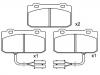 剎車片 Brake Pad Set:0060 750 760