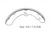 剎車蹄片 Brake Shoe Set:41060-01D27