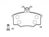 Brake Pad Set:431 698 151 E