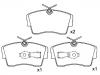 Brake Pad Set:16 05 612